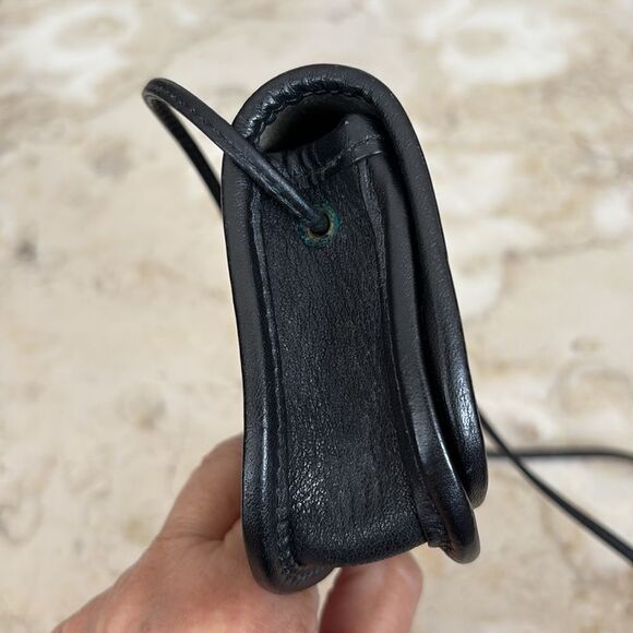 Vintage Golan Mini Leather Crossbody Saddle Bag - Picture 5 of 13